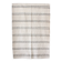 Handwoven rug - White and black lines - recycled cotton - 170 x 240 cm