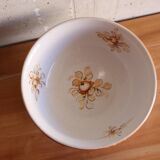 Old earthenware salad bowl