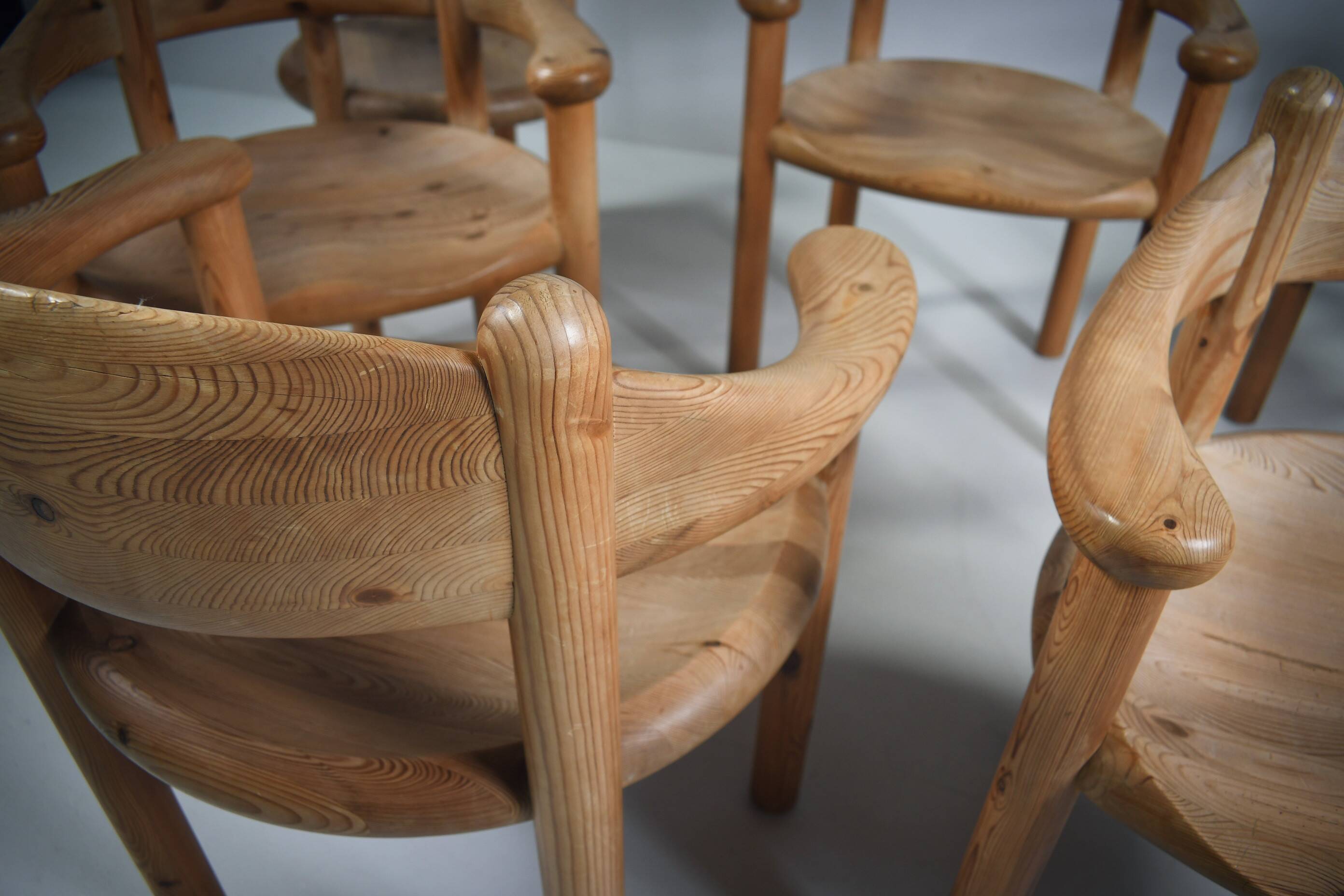 Dining chairs by Rainer Daumiller x 6, 1970s