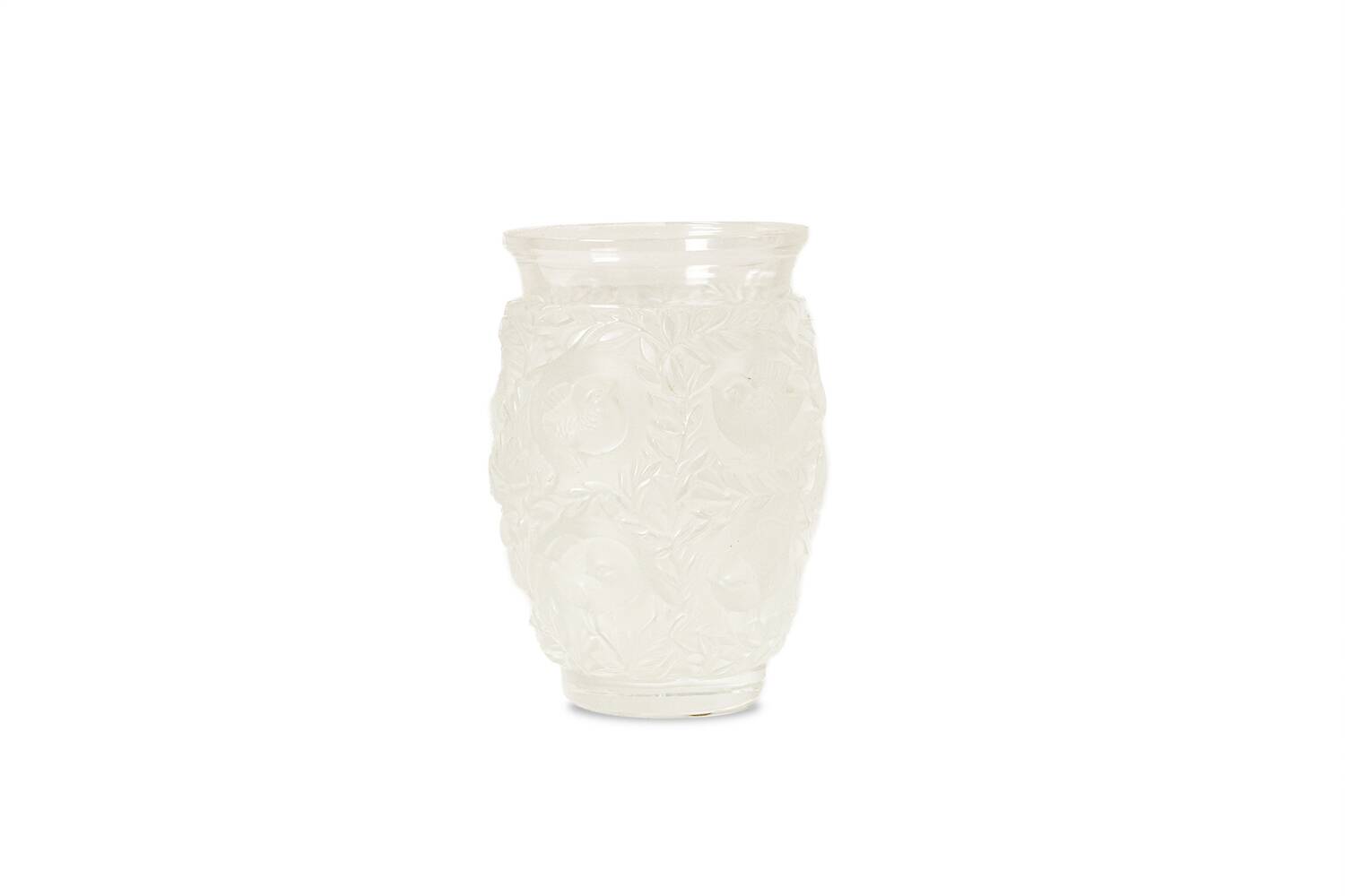 Lalique France. Crystal vase. After 1978.