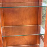 Vintage Louis Philippe solid wood display cabinet 180
