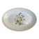 Serving dish in earthenware herbarium model, viola odorata mill of wolves orchies france vintage