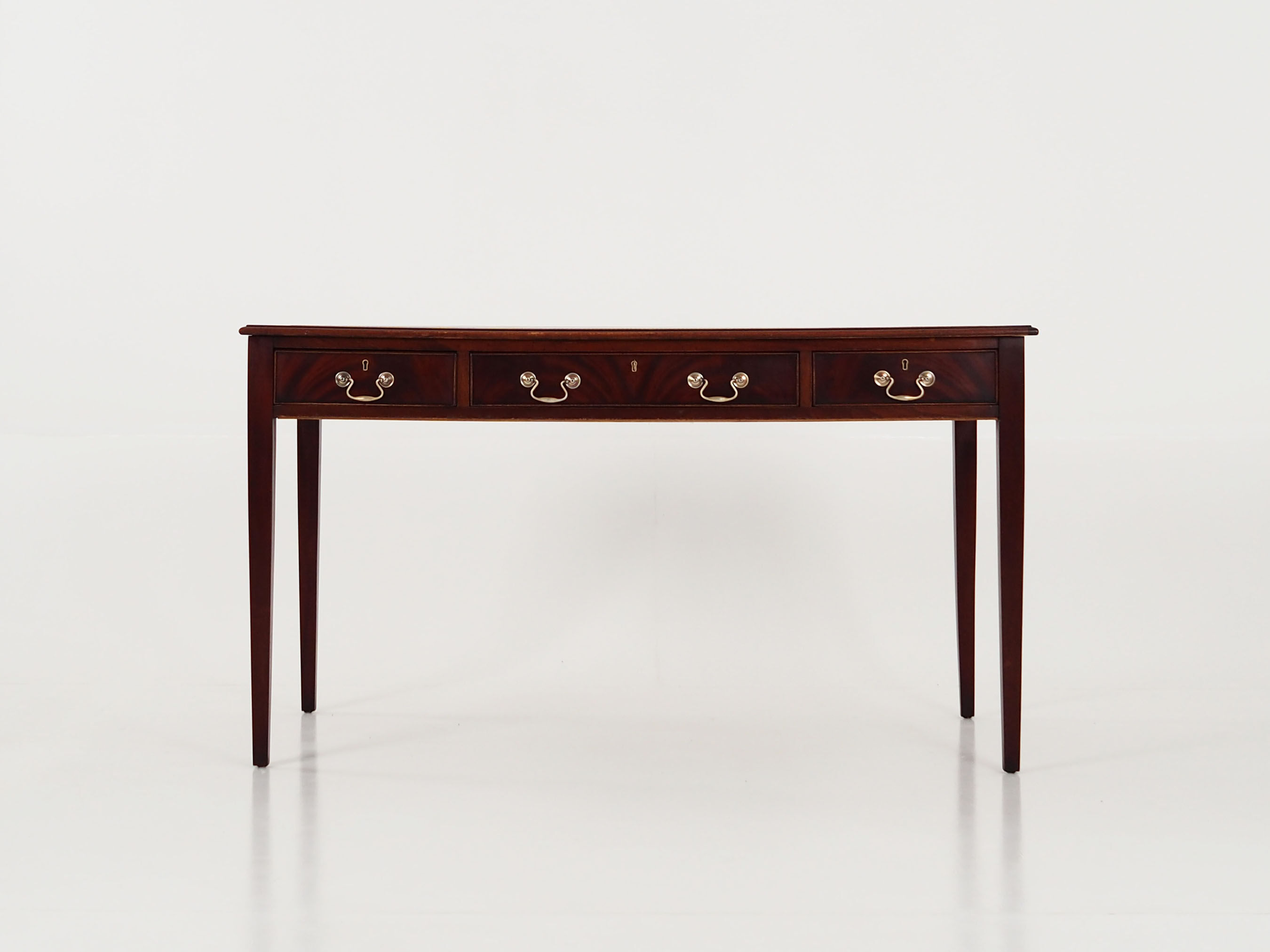 Mahogany desk scandinavian design of the 70s