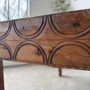 Savoyard folk art coffee table