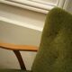 Pair of Wing chairs  Zig Zag scandinavian 50 60s