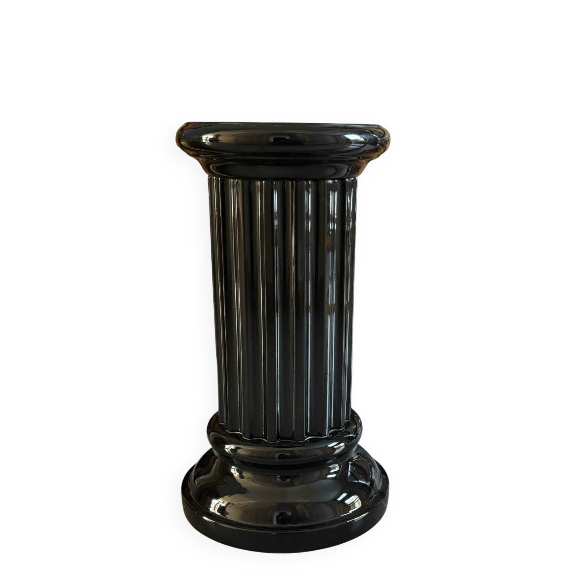 Black ceramic column