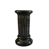 Colonne en céramique noire 