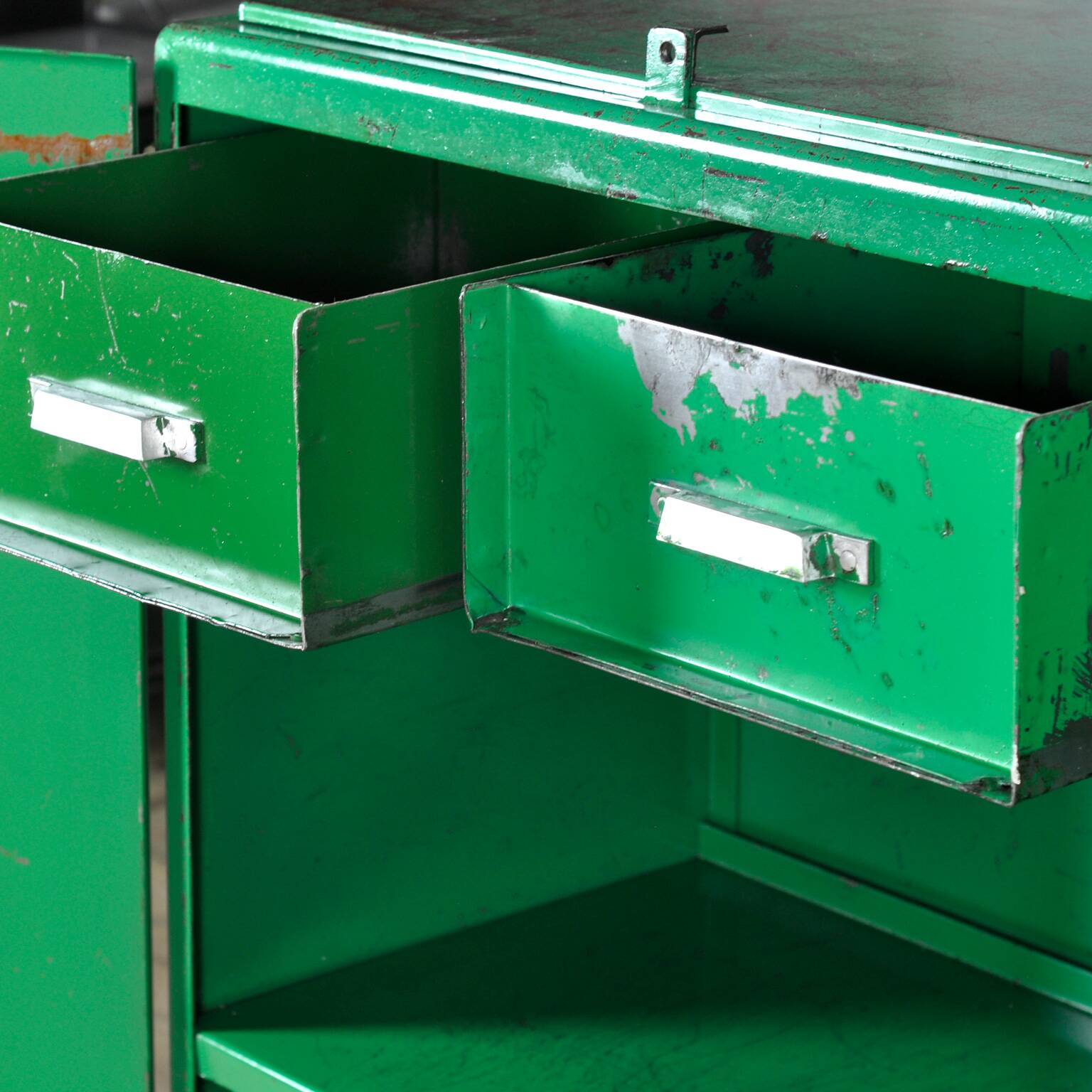 Industrial Iron Cabinet, 1960s