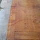 Oak desk table 1950 2 drawers -1m30