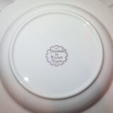 6 Digoin porcelain Fragonard flat plates