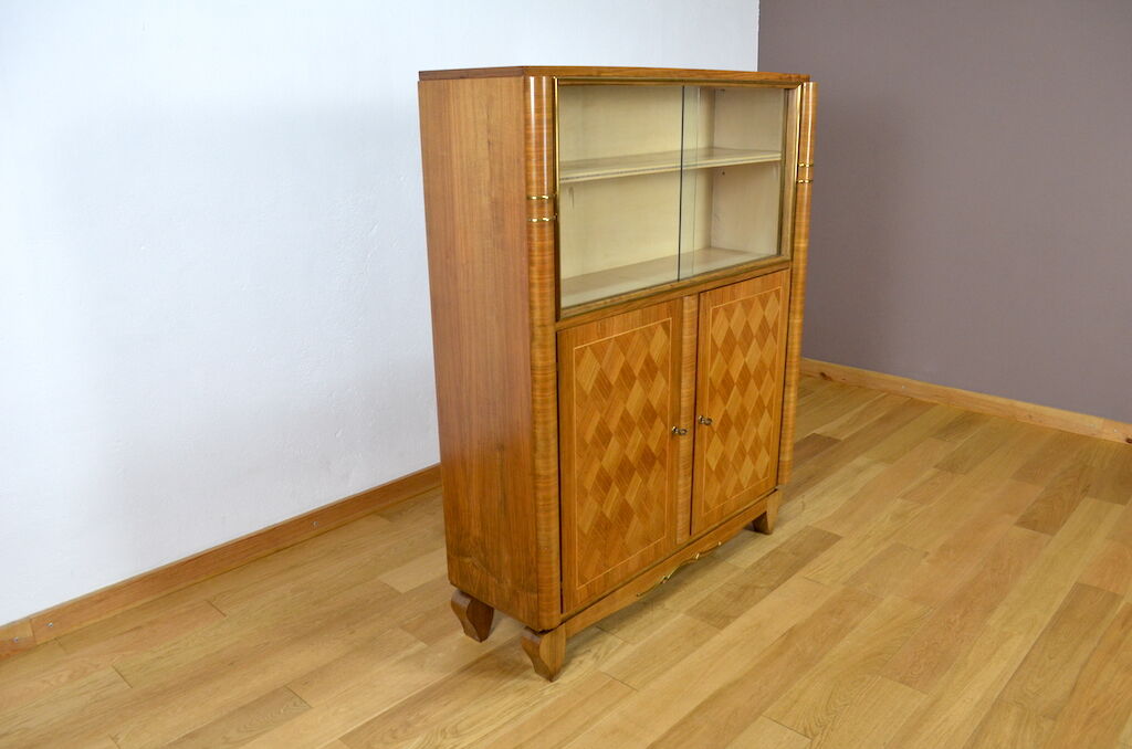 Vitrine bibliothèque Art-Déco 1930 / 1940