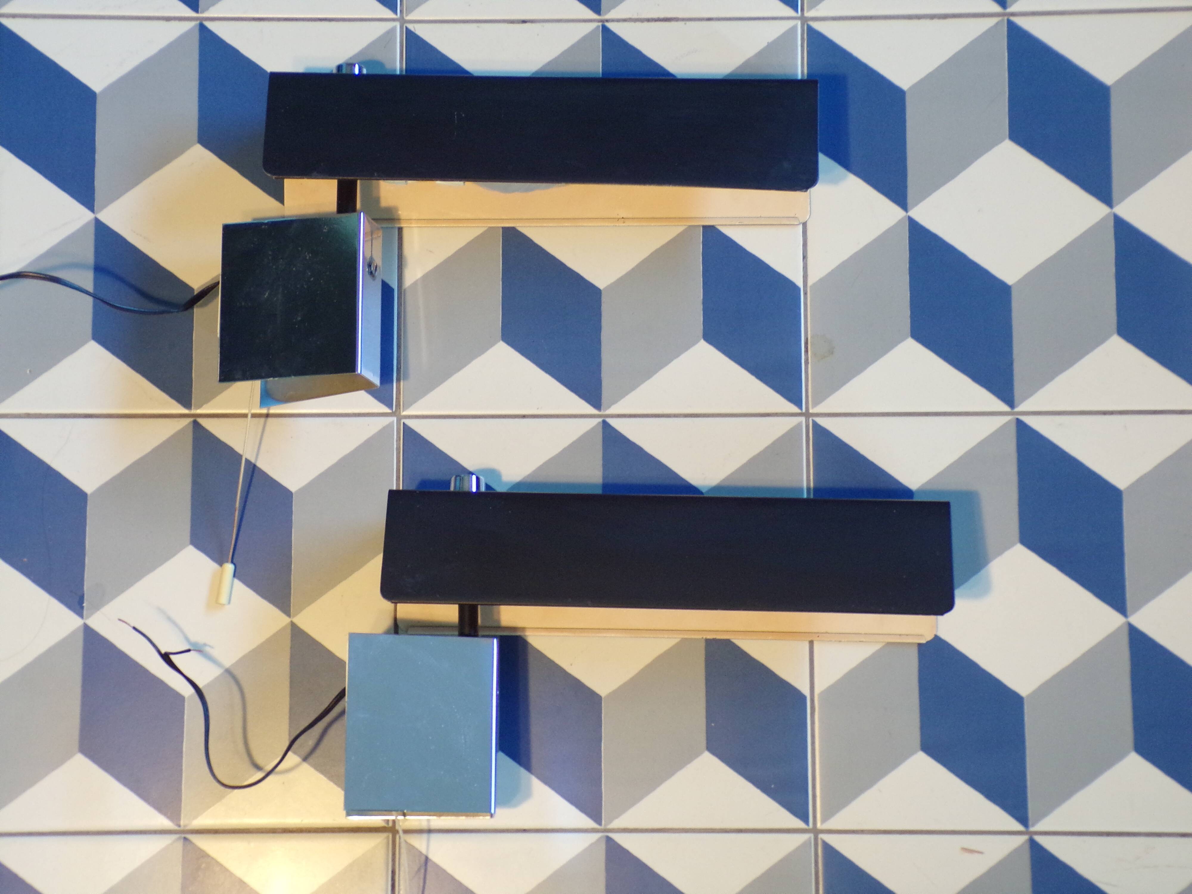 Pair of 1950-60 wall lights