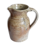 Antique stoneware pitcher signed
