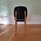 Set of 6 vintage "Pégase" chairs by Baumann.