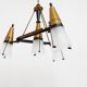 Mid century chandelier by Oscar Torlasco, 1950s