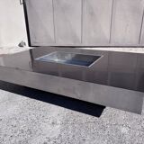 Coffee table in the style of Willy Rizzo Italian Design 1970.