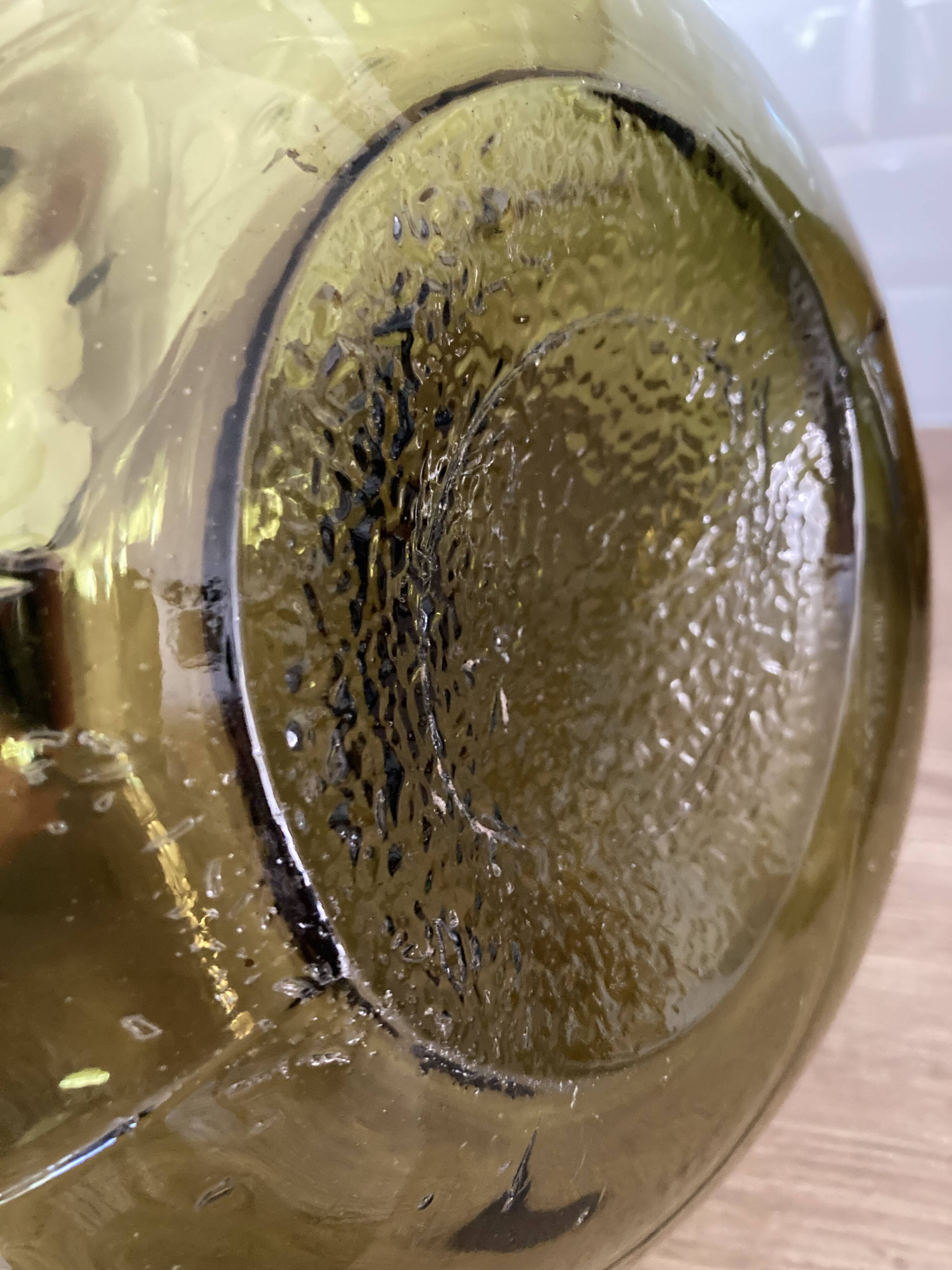 10L demijohn in a pretty olive green