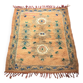 Zemmour vintage Moroccan rug. Handmade, pure wool. 115x100cm