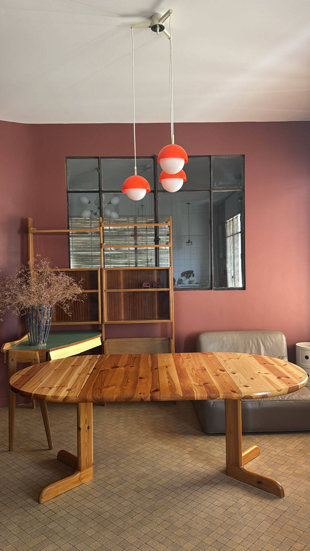 Table en pin massif