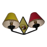 Double wall lamp from the 50s