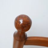 Set of six french mid-century dining chairs