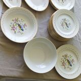 Service assiettes l'Amandinoise 8947