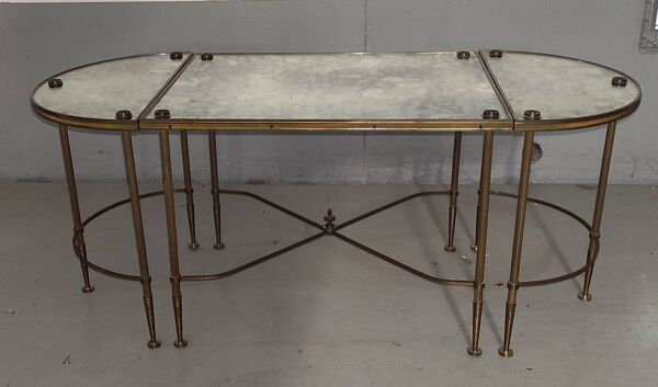 Table basse vintage tri-partite