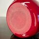 Vintage red Murano soliflore vase