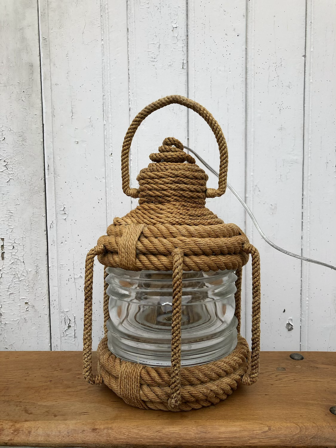 Rope lantern lamp