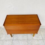 Minimalist teak chest of drawers
