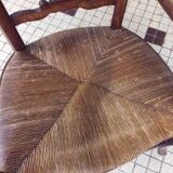 Wood and Straw armchair