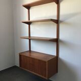 Scandinavian modular wall shelves from the 60s