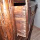 Chest of drawers in solid chene of the eighteenth sawcum