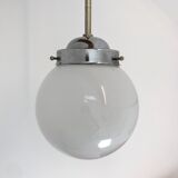 Hanging white opaline ball