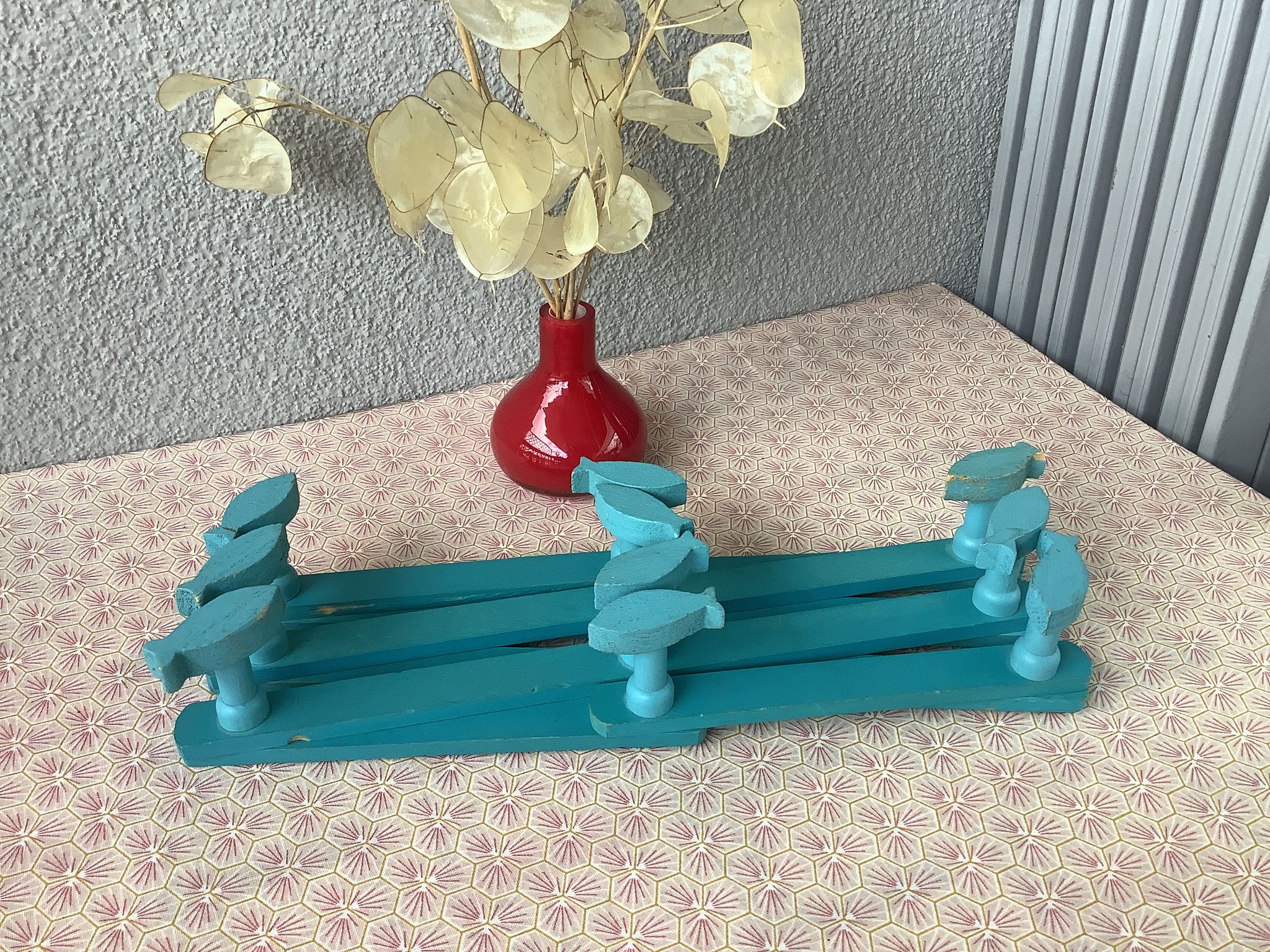 Accordion coat rack - marine decoration