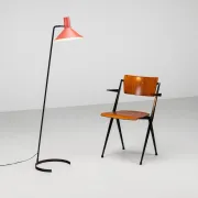 J.J.M. Hoogervorst model 8025 floor lamp Anvia Netherlands 1957