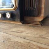 40's, formwork wooden television