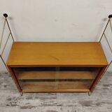 Vintage display cabinet, hanging shelf