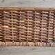 Large drawer basket wicker vintage rattan old