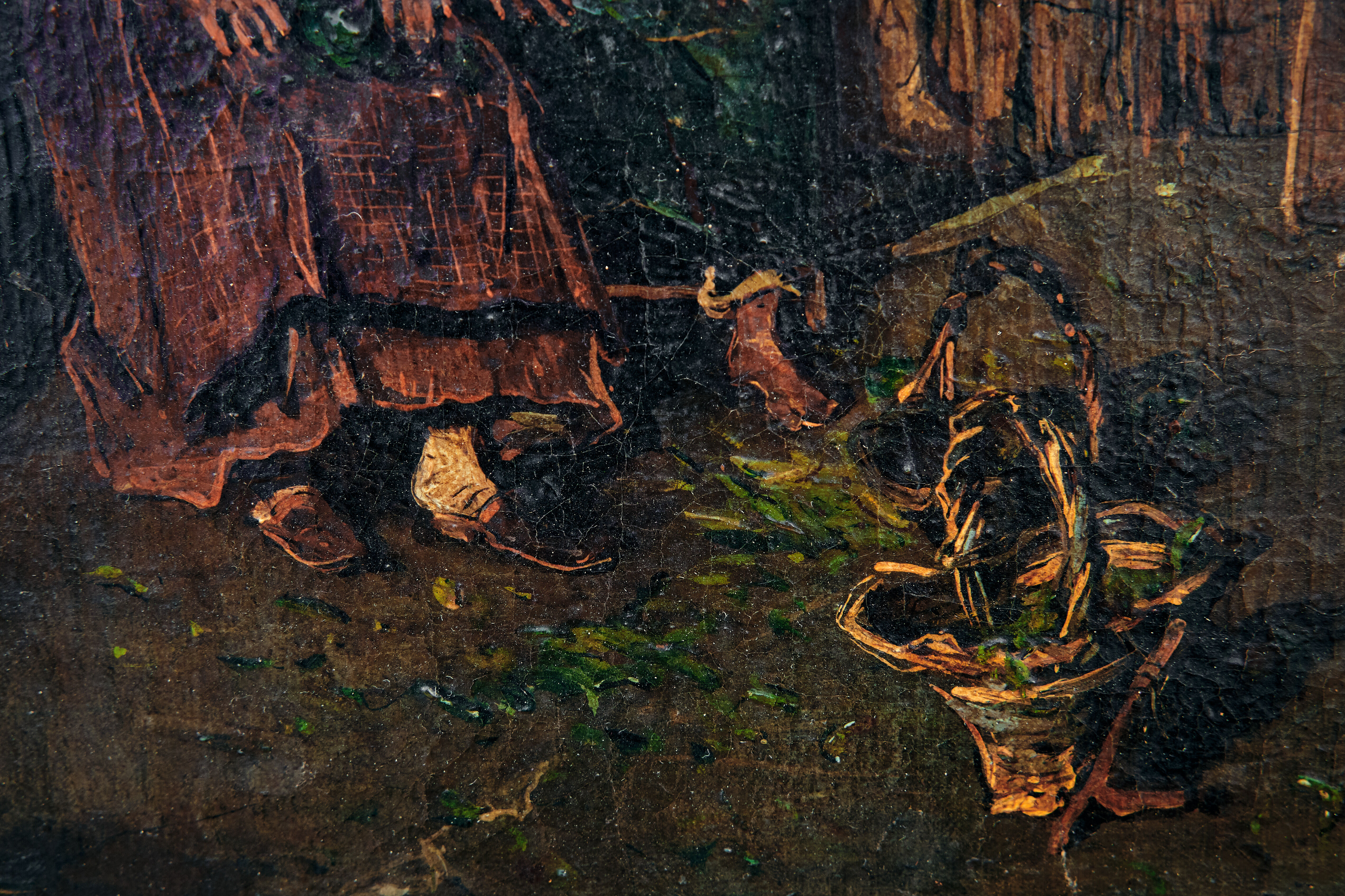 Conversation de taverne Camillo Gioja Barbera (1829-1906)