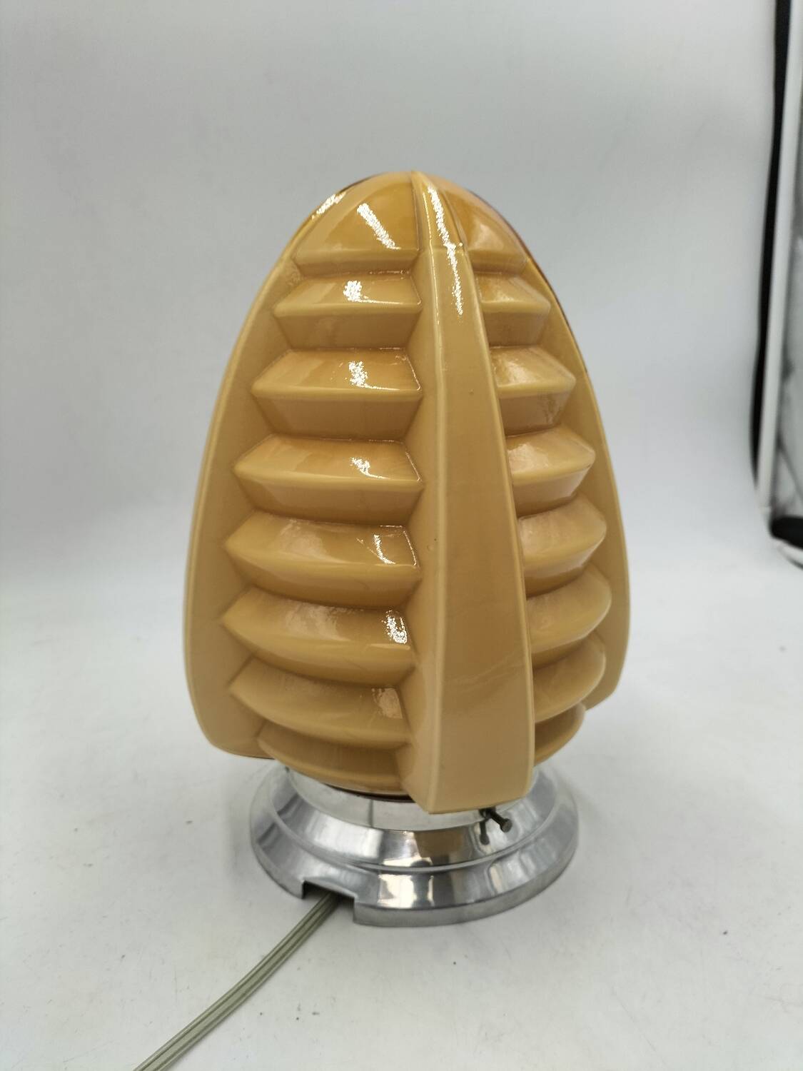 Art Deco glass table lamp