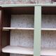 Renovated antique display cabinet – Lizard Green (Pure & Paint)