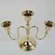 Vintage Brass Candlestick, Czechoslovakia, 1960's.