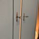 Armoire penderie deux compartiments penderie et tiroirs