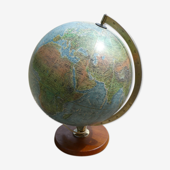 Globe terrestre lumineux Scan-Globe Danemark vintage