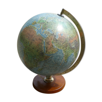 Globe terrestre lumineux Scan-Globe Danemark vintage