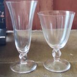 Set of 40 Daum France crystal glasses, Orval model