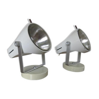 Pair of lamps Etienne Fermigier for Disderot model F 39/P year 1967