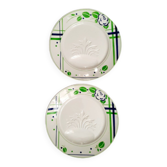 Digoin asparagus plates