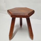 Pair tripods, wooden stools